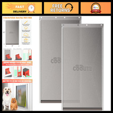 2 Pack Magnetic Pet Door Flap Replacement, Fits Medium Dog  Cat Doors, 8.25"x12