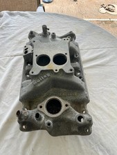 1980s Holley Projection Aluminum Tbi 2 Barrel Intake Manifold 701r-48 Sbc Chevy