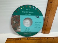 Boardmaker Sign Language Libraries Mayer Johnson Wordlist Graphic Windows CD-Rom