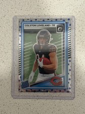 2025 Panini Donruss Optic - Rated Rookie Colston Loveland #204 Stars Prizm (RC)