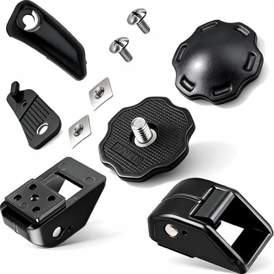 Riddell Speedflex Football Helmet Chin Strap Fastener Set with Thumb Screws