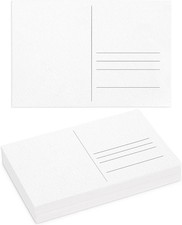 50 Pieces Watercolor Postcards, 100 Cotton 140lb/300gsm Blank Postcards 4x6