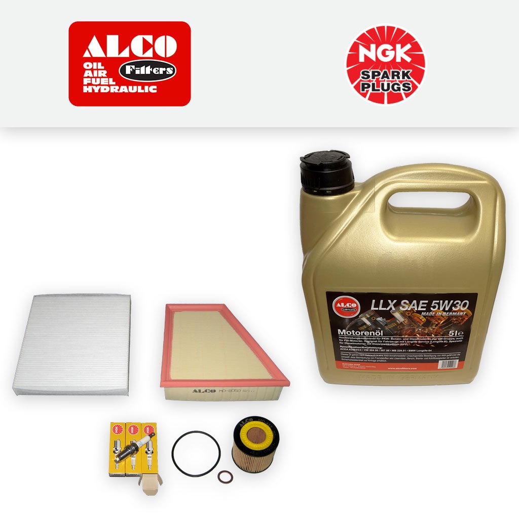 SERVICE KIT for SKODA FABIA 6Y 1.2 BMD OIL AIR CABIN FILTER PLUGS +OIL 2004-2007