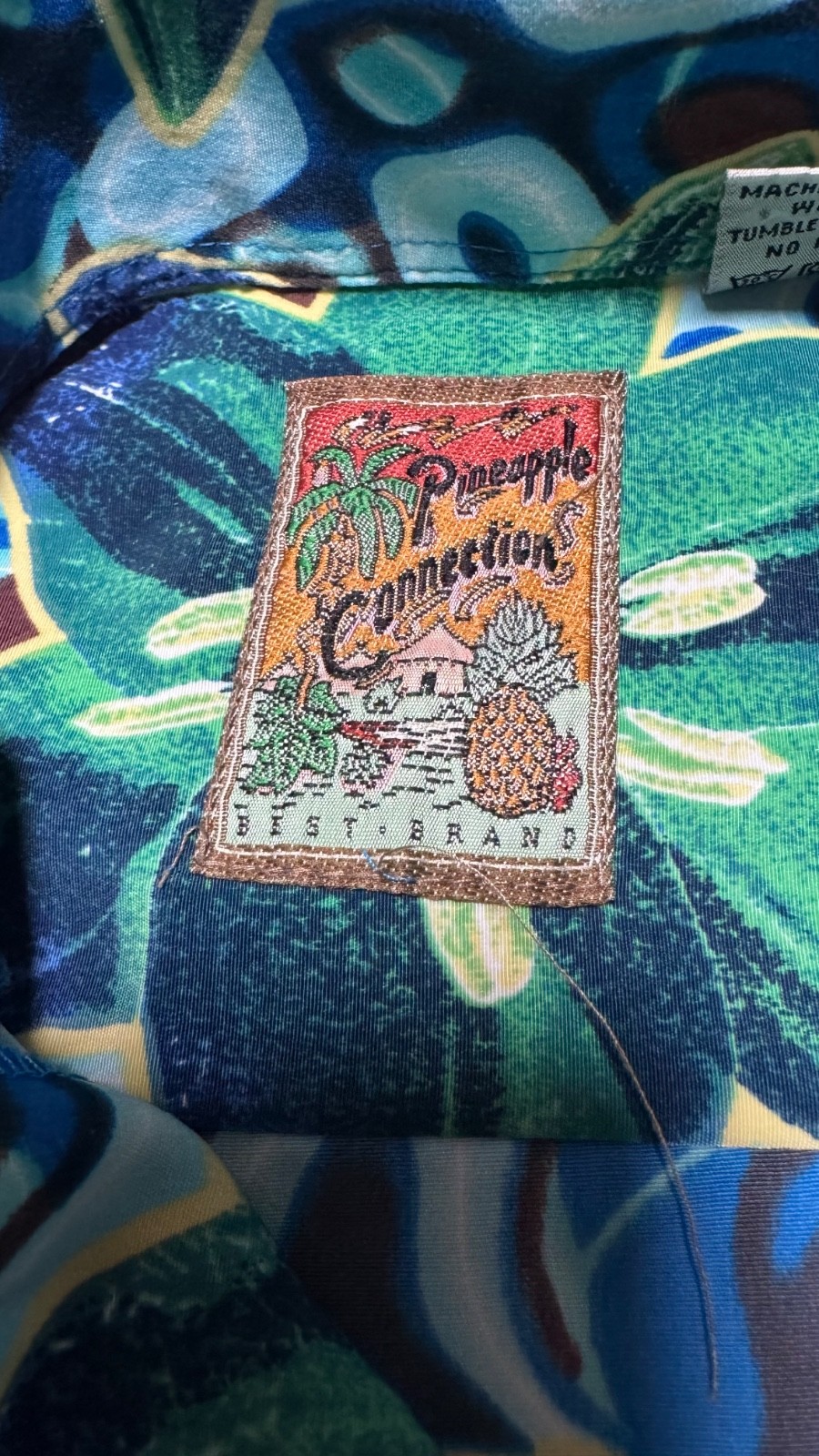 Pineapple Connection Buttoned Hawaiian Shirt Size… - image 2