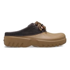 crocs AXLE Suede Mule 214137-2MV Sepia/Dark Cocoa Women's Slip On Sandals