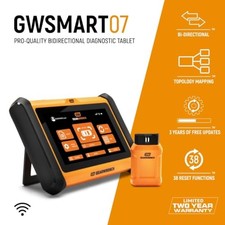 GEARWRENCH 7 IN. OBD2 WIRELESS BI-DIRECTIONAL DIAGNOSTIC SCANNER - BLACK/ORANGE