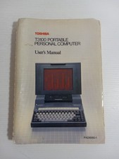 1986 TOSHIBA T3100 MS-DOS Manual PAD8561-1
