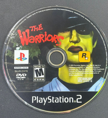 Warriors (Sony PlayStation 2, 2005) Ps2 Disc only