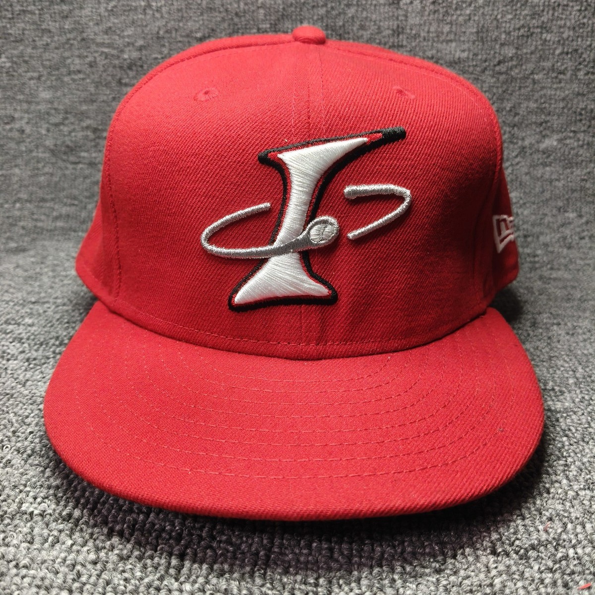 New Era Lowell Spinners 59FIFTY Fitted Hat Red Size 8 MiLB Cap