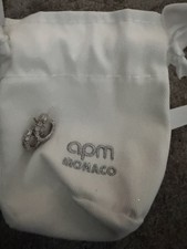Apm Monaco Sterling Silver Small Round Earring