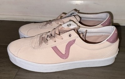 VANS Sport Low Sport Pop Pink Suede Shoes Sneakers Women's Size 8.5 NEW 500714