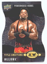 2022 Upper Deck Allure AEW #TA-14 Powerhouse Hobbs Title Ambitions