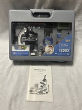 AmScope Kids 1200X 52-Piece Microscope Set in...
