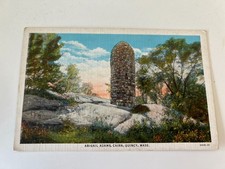 Abigail Adams Cairn Quincy Massachusetts MA Postcard