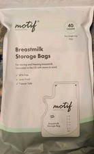 Motif Medical Breast Milk Storage Bags   160 total - 40 count BPA Free 4 Bags