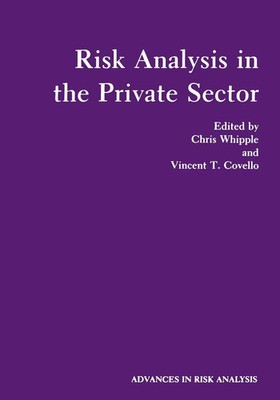 Risk Analysis in the Private Sector | Vincent T. Covello (u. a.) | Englisch | x