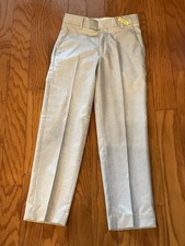 Calvin Klein, Boys Size 8 Reg, Light Gray Pants, Waist 24  , Inseam 22-1/2  . EUC