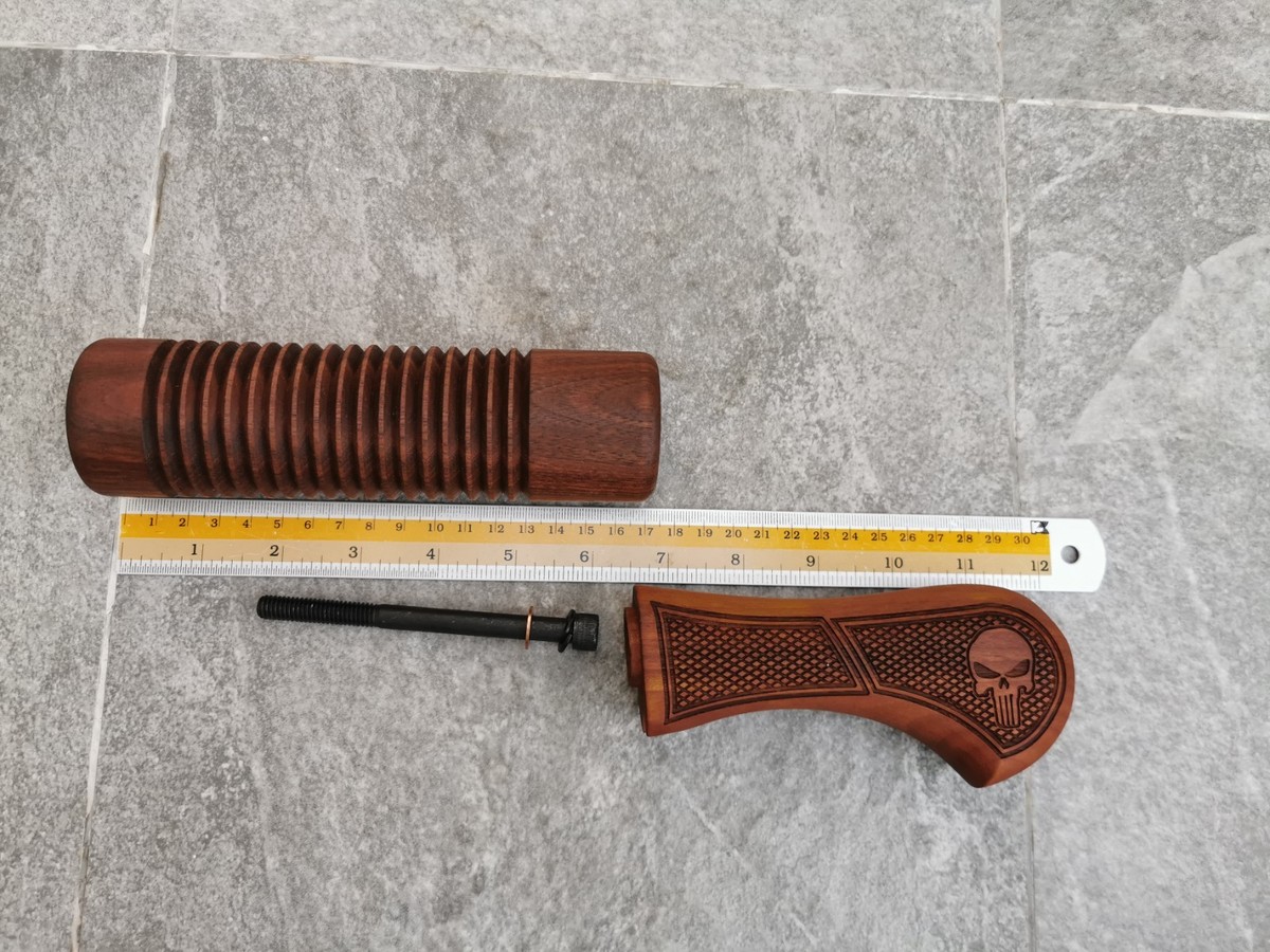 WALNUT STOCK & FOREND FOR MOSSBERG 590 SHOCKWAVE 12 GA PUNISHER WALNUT STOCK & FOREND FOR MOSSBERG 590 SHOCKWAVE 12 GA PUNISHER