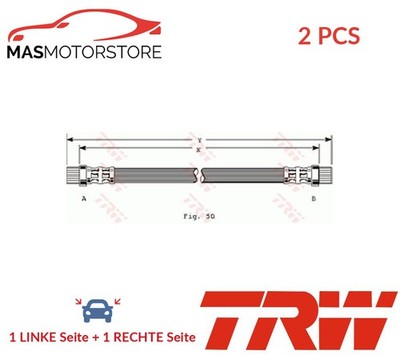 BREMSSCHLAUCH BREMSLEITUNG PAAR HINTEN TRW PHA353 2PCS P NEU OE QUALITÄT
