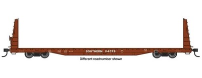 Walthers HO Scale ~ 68' Bulkhead Flatcar ~ Southern Railway #114097 ~ 910-50612