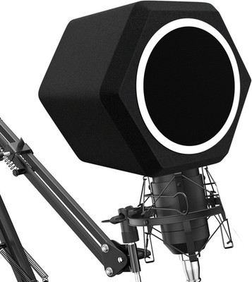 Microphone Wind Shield Pop Filter Microphone Isolation Ball, Acoustic Filter for