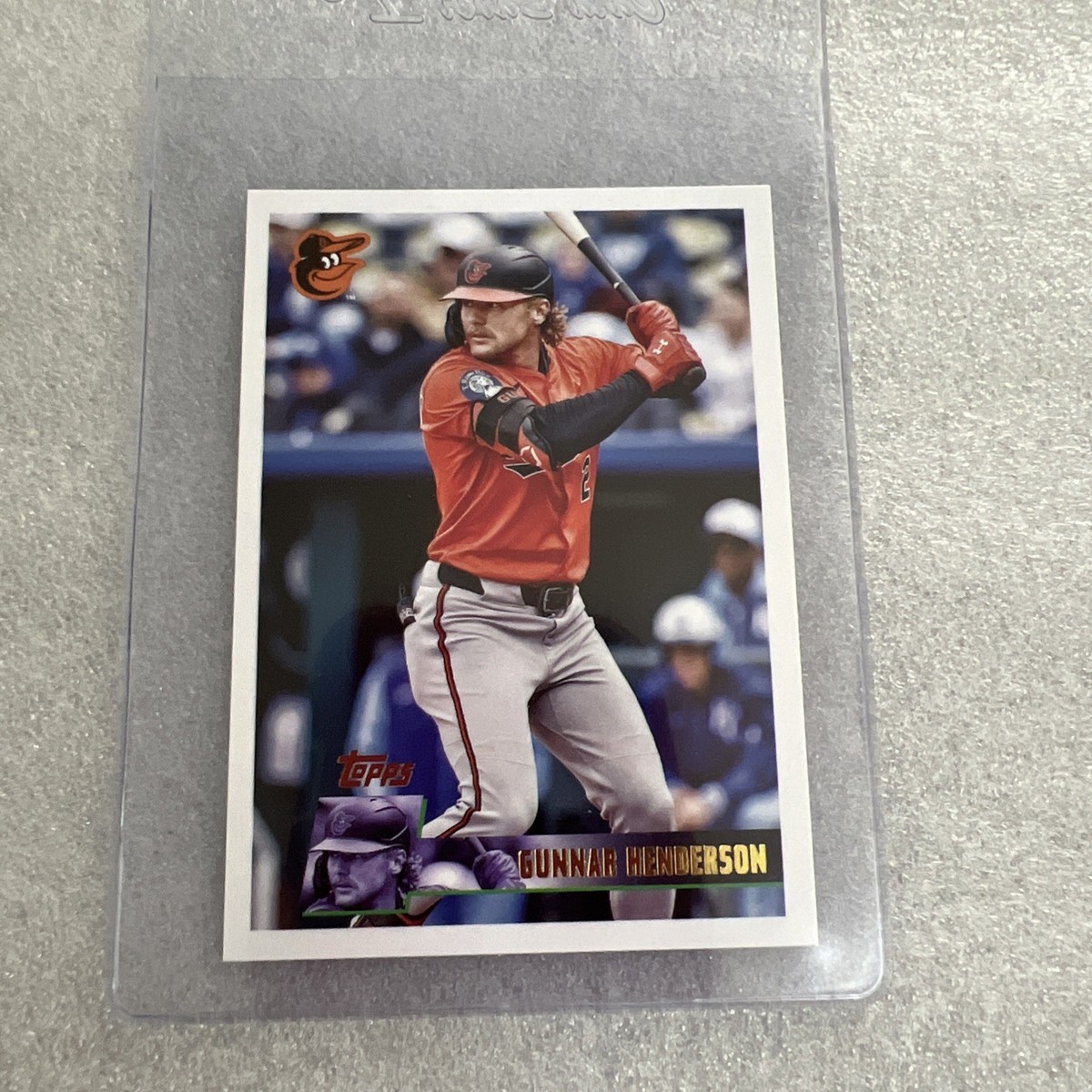 2025 Topps Archives Gunnar Henderson 1996 Design Variation SP #104 