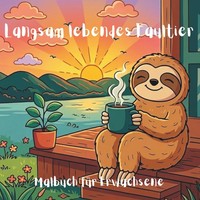 Malbuch FüR Erwachsene Faultier, Entspannung, Ausmalen, KreativitäT