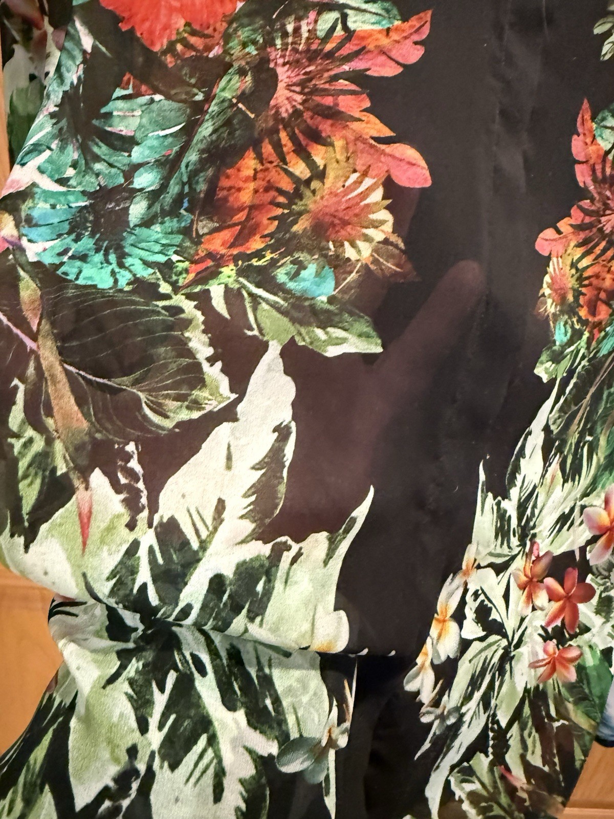 Zara Basic Semi Sheer Button Down Blouse With Vib… - image 6