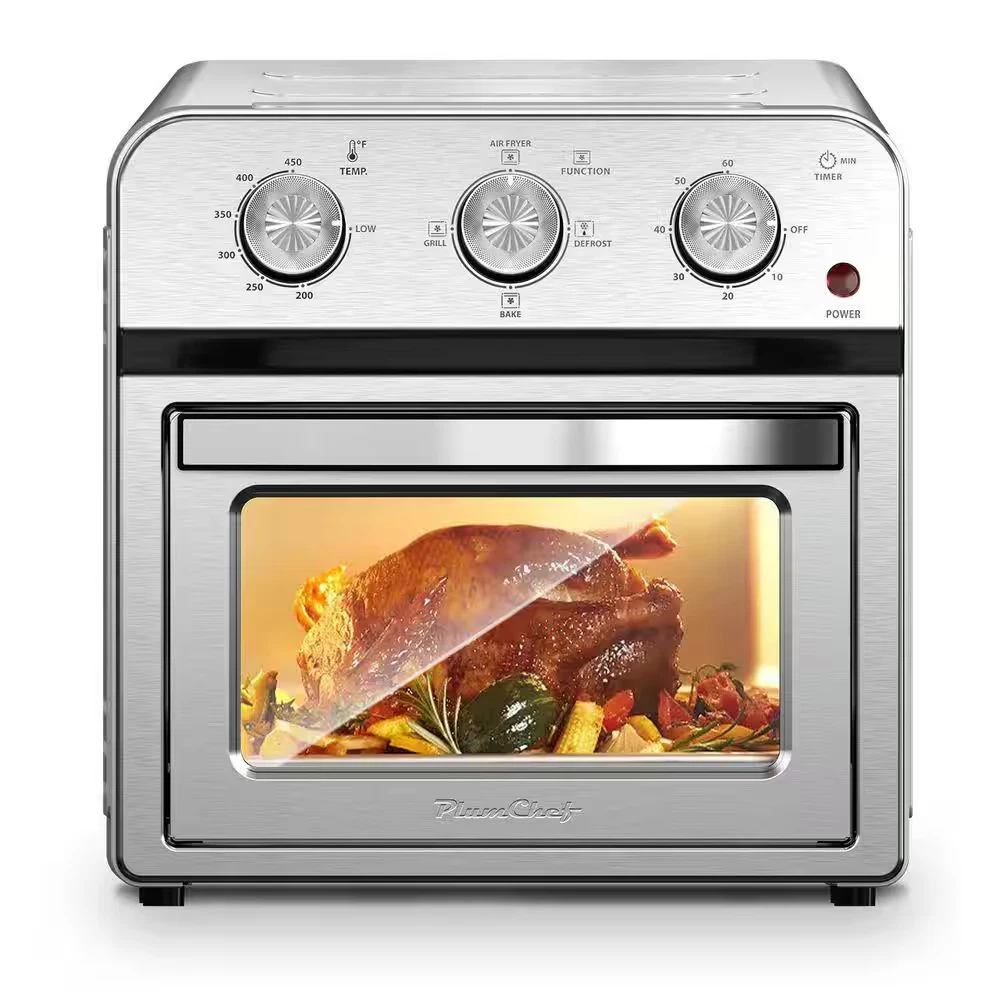 13 Qt.360°Hot Air Circulation Stainless Steel Family Air Fryer in Silver,Adjusta
Opens in a new wind