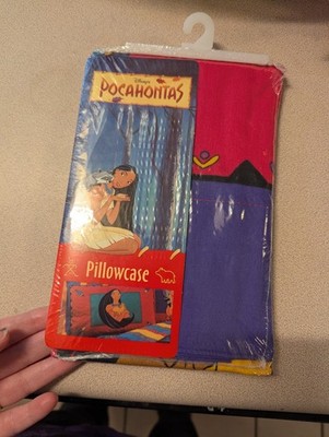 NIP! Vintage 90 s DISNEY Pocahontas & Meeko  Double-Sided PILLOWCASE ~ Standard 