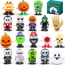 18 PCS Halloween Wind Up Toys Bulk for Kids, Small Party Gifts,...