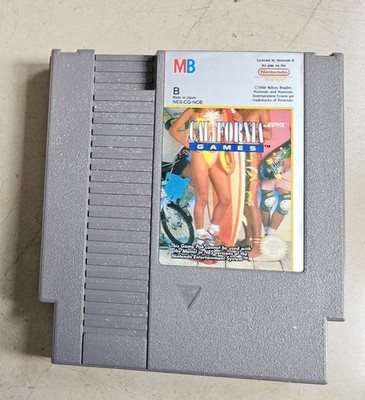 NES Epyx Spiel ''California Games''