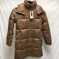 Mondetta Outdoor Project 1709425 Womens Brown Quilted Parka Jacket Size Xs
