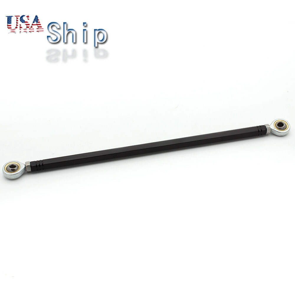 CNC Black Gear Shift Rod Replacement for Racing Rearset Foot Pegs Size 280mm