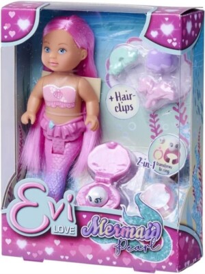 Doll With Accessories Simba Evi Love Mermaid Pearl 105733699, 16 Cm