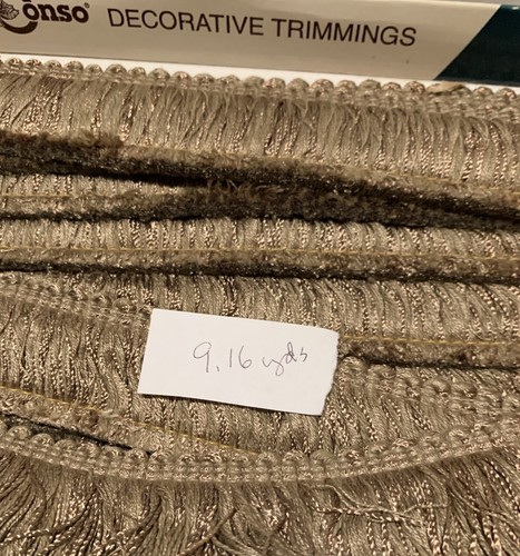 ❤️Brush Fringe 9.16 Yards 1.75” Wide draperies, upholstery, pillows NEW - Picture 7 of 7