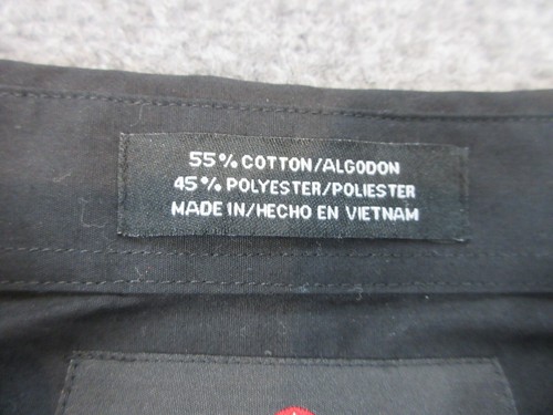 Airwalk Shirt Mens Extra Large Black Button Up Skater Casual Lightweight Pocket - Picture 6 of 12