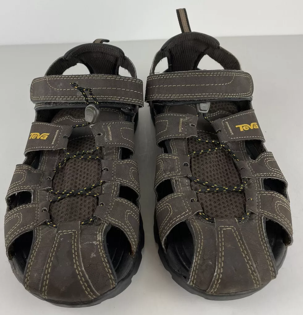Teva Sport Shoc Pad Men s Brown Hiking Water Sandals Shoe Size 9