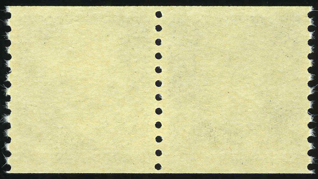 切手95 US #1401 6¢ Eisenhower pair, shiny gum, 