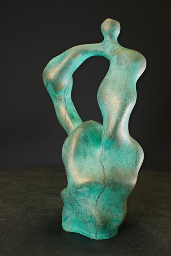 Art sculpture "King Lear" signed unique Prof.em Andreas Loeschner-Gornau - Picture 7 of 13