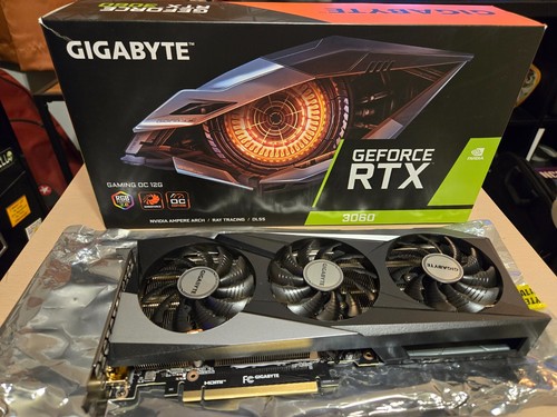GIGABYTE NVIDIA GeForce RTX 3060 12GB GDDR6 Graphics Card GV-N3060GAMING OC-12GD