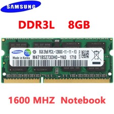 Samsung DDR3L 8GB 1600 MHz PC3L-12800 SO-DIMM 204-Pin Notebook Memory RAM 1.35V