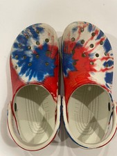 Red White And Blue Unisex Crocs 4/6