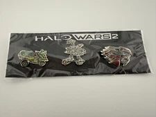 XBOX Halo Wars 2 Promotional Lapel Hat Pin Set - 3 Pins In Total - 2016