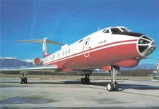Postcard Airline CARDAIR Tupolev TU134A-3M RA-65721 CC7.