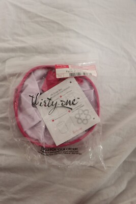 Thirty-One Oh Snap bin Pink Cross Pop NIP Smoke-free foldable organization