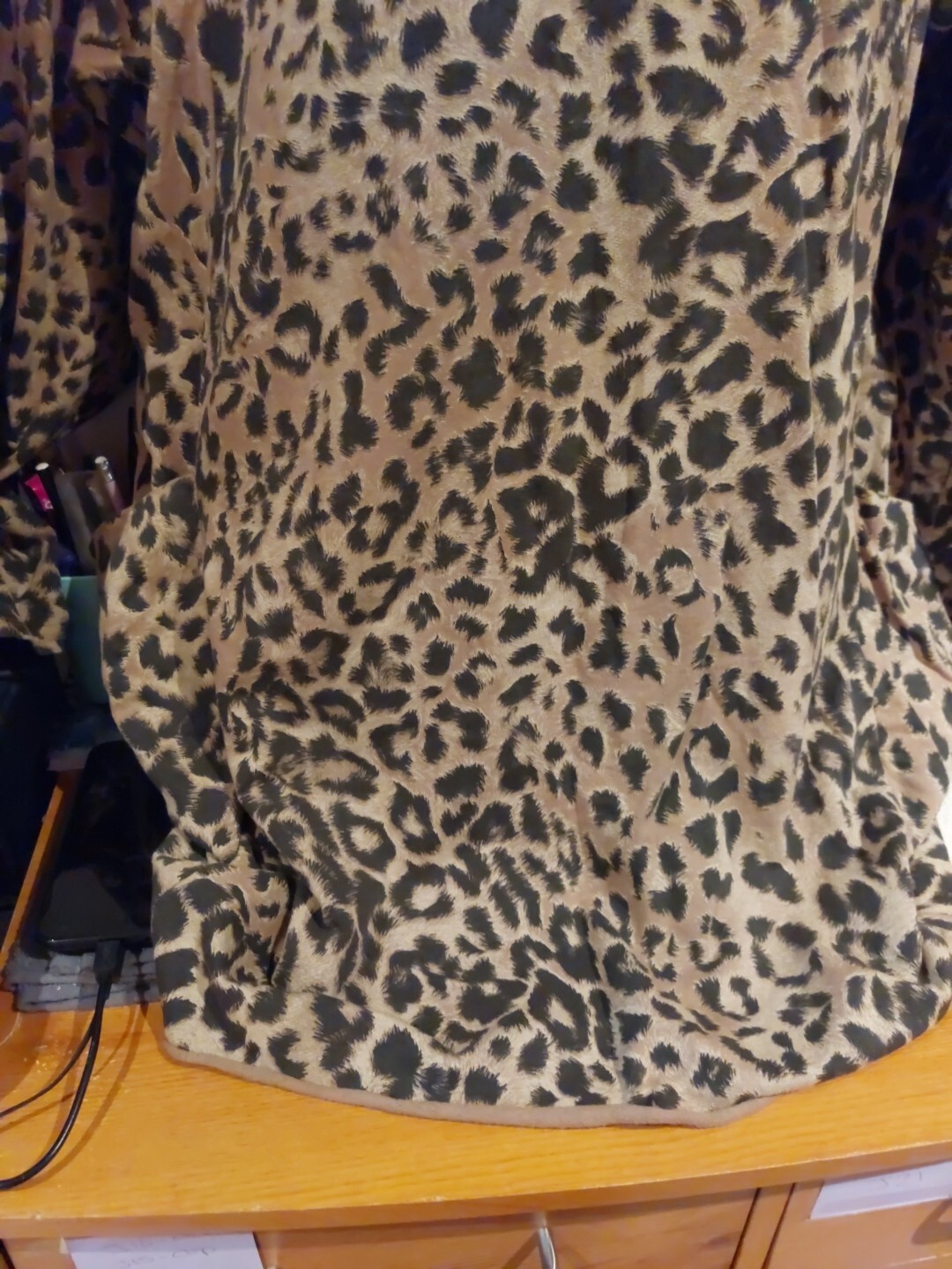 Made In Italy. Brown Pattern Hooded Dress. Size 1820? eBay