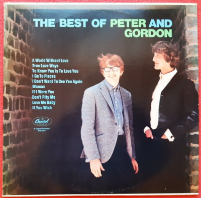 The Best Of Peter And Gordon LP Vinyl A World Without Love / True Love Ways uvm