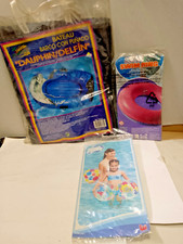 CANOTTO /SALVAGENTE/ PALLONE da SPIAGGIA GONFIABILI MARE SET SPIAGGIA OVP