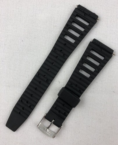 Kreisler Sport Strap Black Rubber Vintage Watch Band K-24 18mm NOS Casio Others - Picture 3 of 3